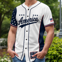 Load image into Gallery viewer, Personalized 250 Years of Freedom Jersey Shirt Gift for Dad
