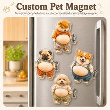 Load image into Gallery viewer, Personalized Photo Pet Squishy Fridge Magnet Gift for Dog Lovers
