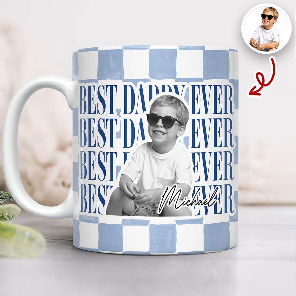 Personalized Vintage Photo Mug Custom Gift for Parents