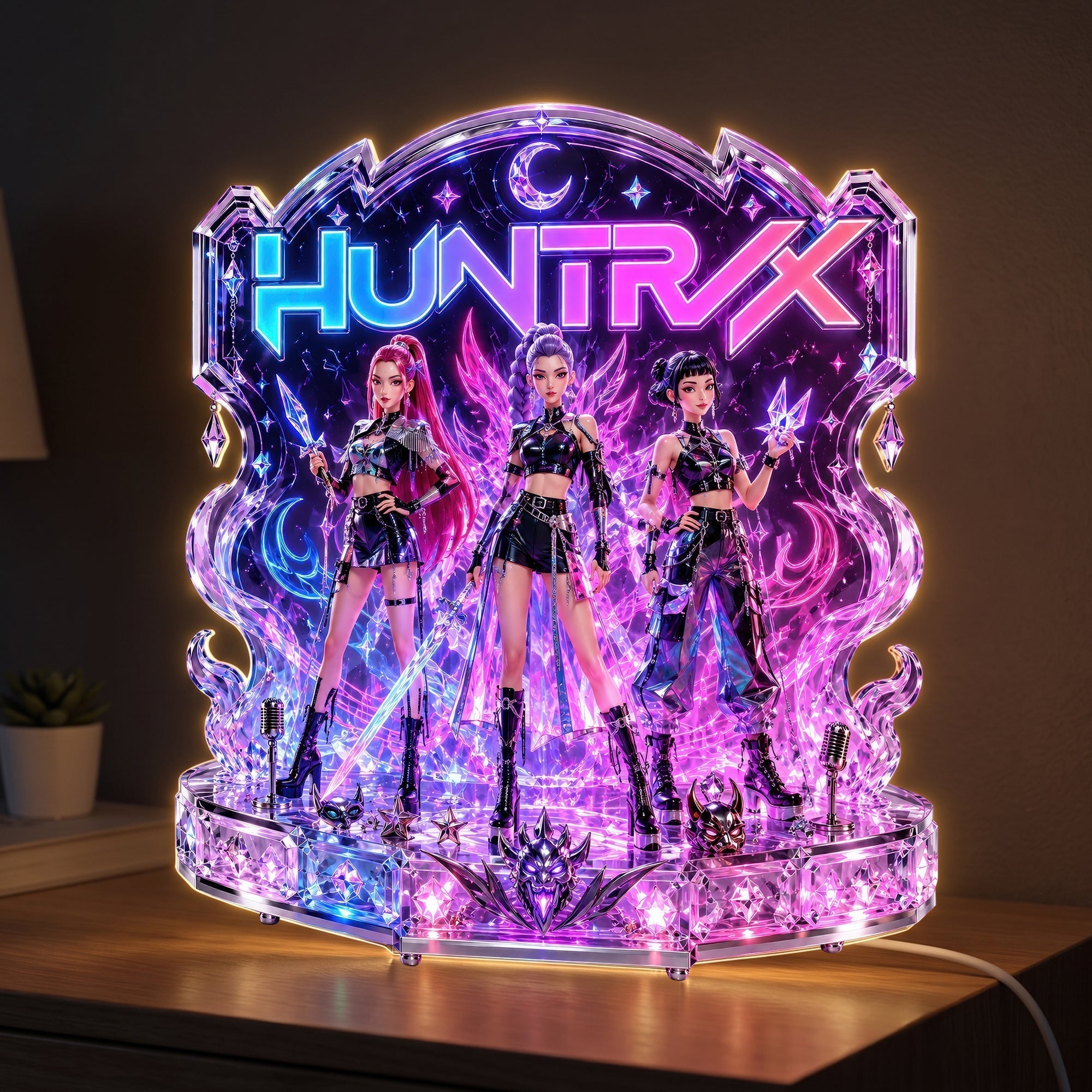 Personalized Acrylic Light Box Custom Name Gift for Kids Movie Fans