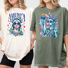 Load image into Gallery viewer, Personalized 4th of July Comfort Shirt with Statue of Liberty
