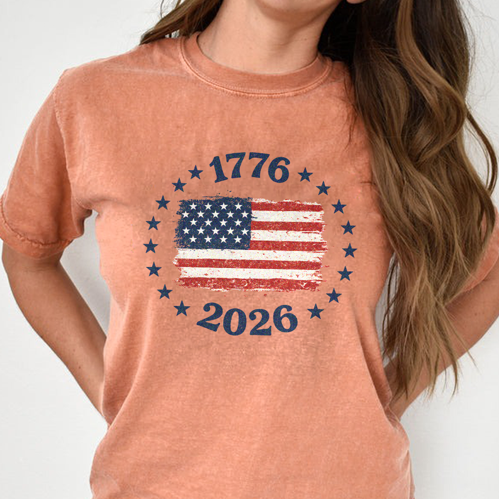 Patriotic USA Flag Comfort Shirt Custom Independence Day Gift