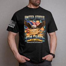 Load image into Gallery viewer, Personalized 250th Anniversary Eagle T-Shirt USA Gift
