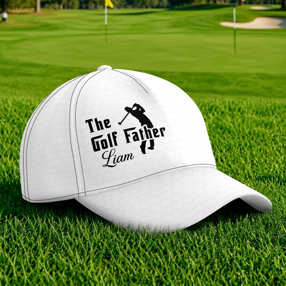 Personalized Golf Father Cap Custom Name Gift for Dad