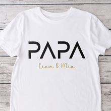 Load image into Gallery viewer, Personalized Bright Shirt Custom Name Gift for Papa Dad
