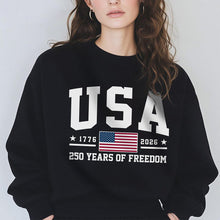 Load image into Gallery viewer, Personalized 250 Years of Freedom T-Shirt for Independence Day Gift
