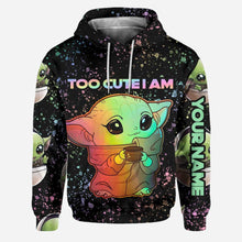 Load image into Gallery viewer, Personalized The Force Hoodie &amp; Leggings Cute Custom Name Gift
