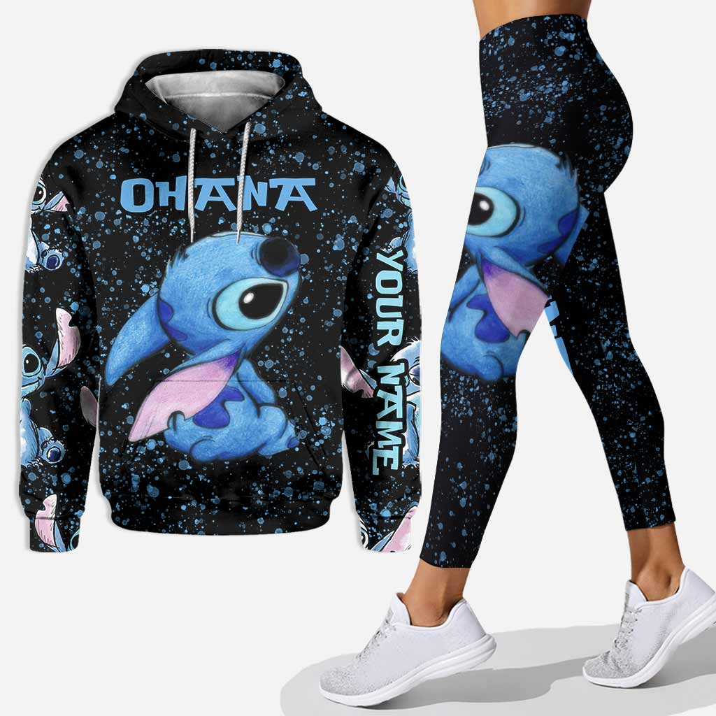 Personalized Ohana Hoodie and Leggings Custom Name Gift