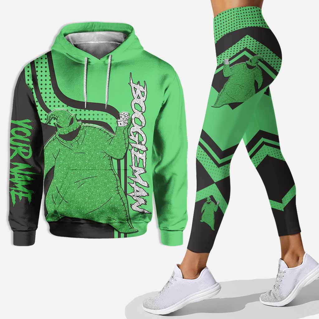 Personalized Hoodie & Leggings Set with Custom Name for Halloween