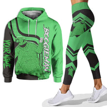 Load image into Gallery viewer, Personalized Hoodie &amp; Leggings Set with Custom Name for Halloween
