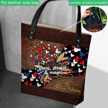 Load image into Gallery viewer, Personalized Independence Day Tote Bag with American Flag Design
