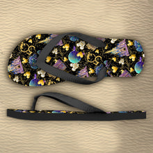 Load image into Gallery viewer, Personalized 50th Anniversary Mouse Flip Flops Custom Gift
