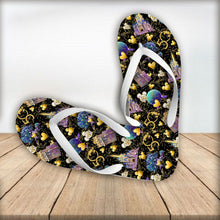 Load image into Gallery viewer, Personalized 50th Anniversary Mouse Flip Flops Custom Gift
