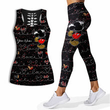 Load image into Gallery viewer, Personalized Cute Mouse Ears Hollow Tank Top &amp; Leggings Set

