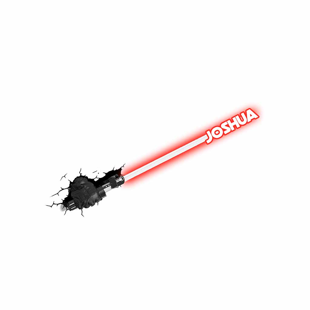 Personalized Star Wars Decal Custom Name For Car & Home