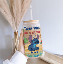 Load image into Gallery viewer, Personalized 16oz Can Glass with Straw Custom Name Gift Idea

