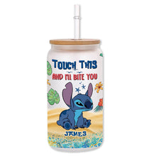 Load image into Gallery viewer, Personalized 16oz Can Glass with Straw Custom Name Gift Idea
