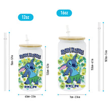 Load image into Gallery viewer, Personalized Ohana Can Glass with Straw Custom Name Gift
