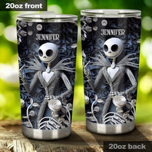 Load image into Gallery viewer, Personalized Nightmare Tumbler with 3D Effect for Halloween Gift
