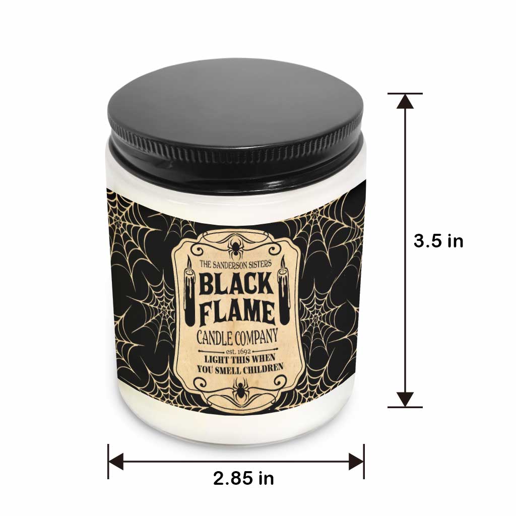 Personalized Halloween Candle with Natural Vanilla Scent for Unique Gifts