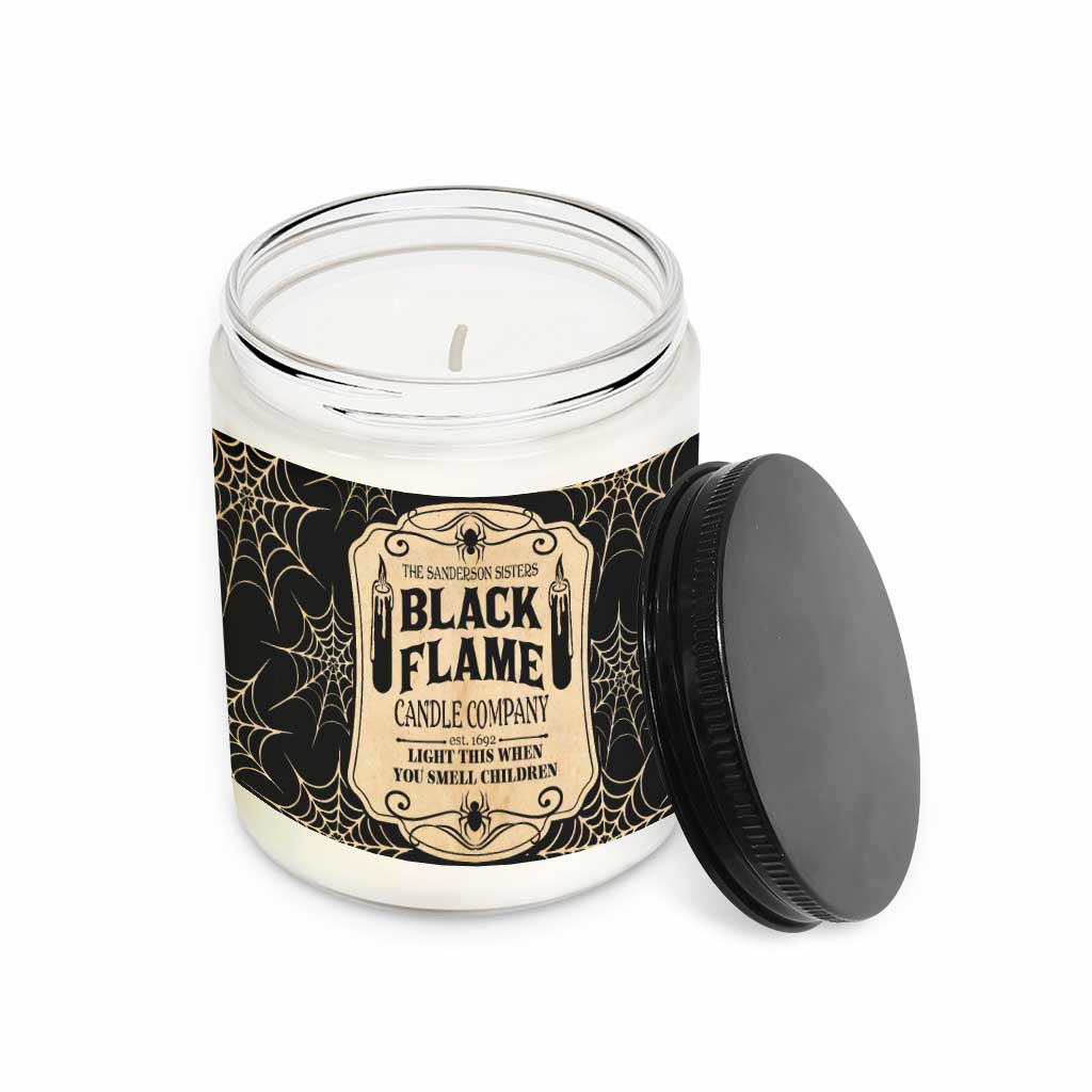 Personalized Halloween Candle with Natural Vanilla Scent for Unique Gifts