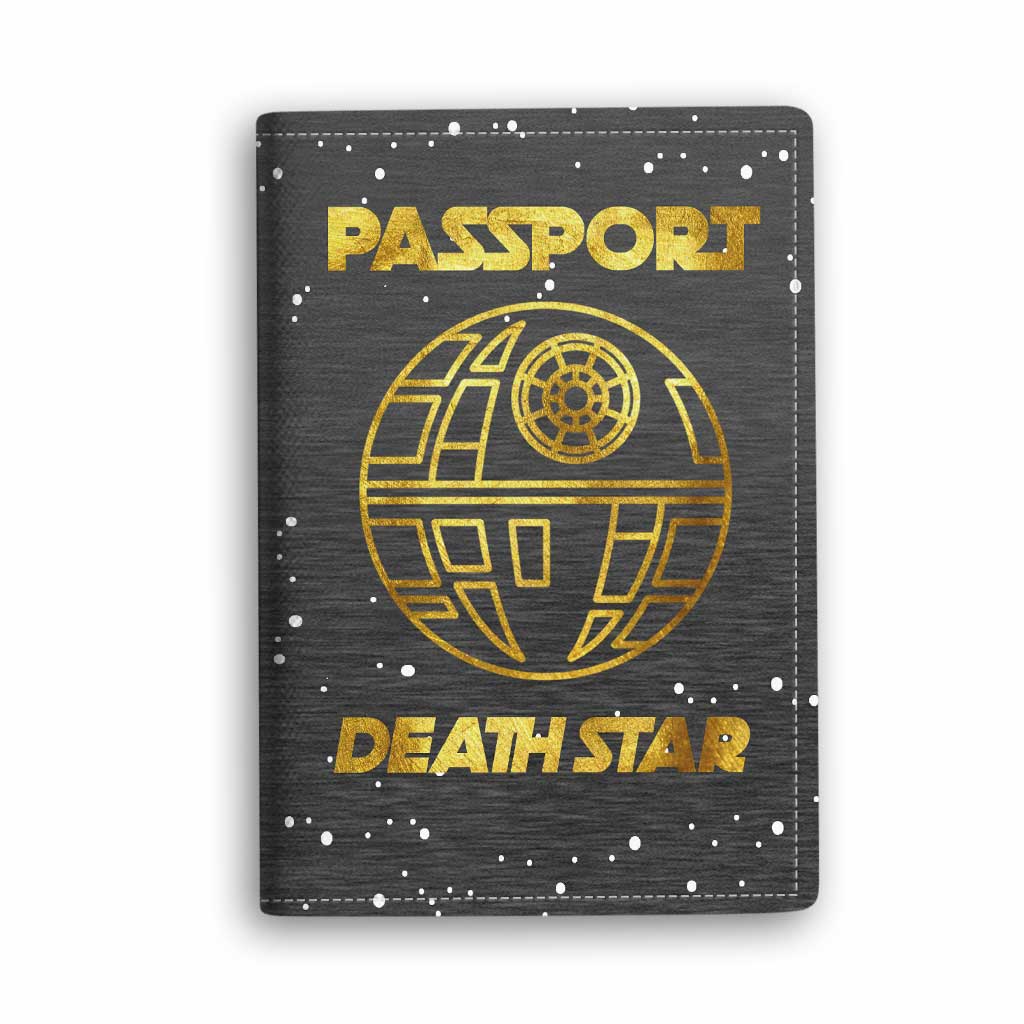 Personalized Death Star Passport Holder Custom Travel Gift