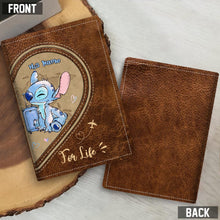 Load image into Gallery viewer, Personalized Couple Passport Holder Travel Gift for Anniversary | GradoCreations
