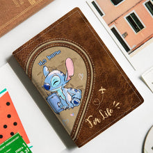 Load image into Gallery viewer, Personalized Couple Passport Holder Travel Gift for Anniversary | GradoCreations
