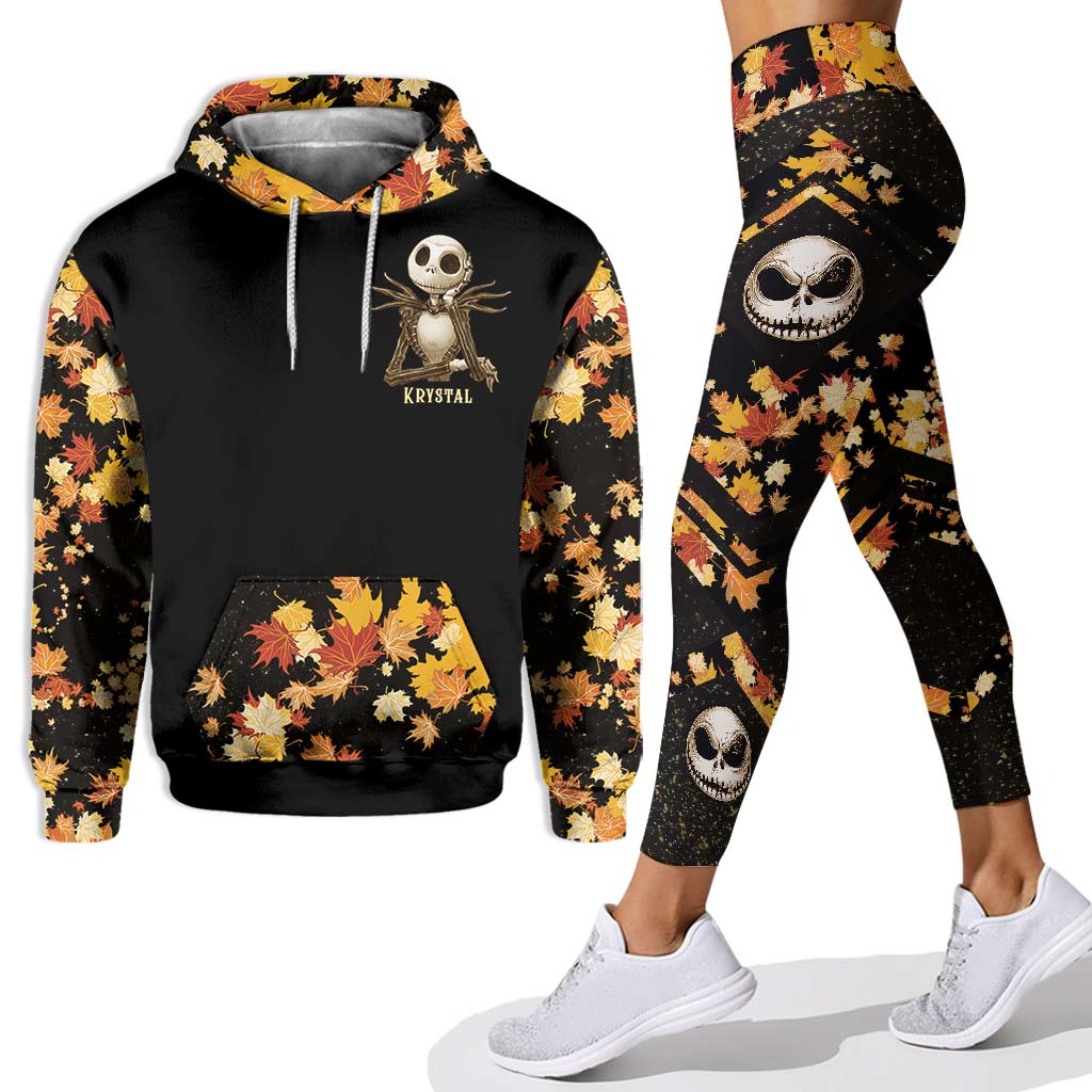 Personalized Nightmare Hoodie and Leggings Set for Fall