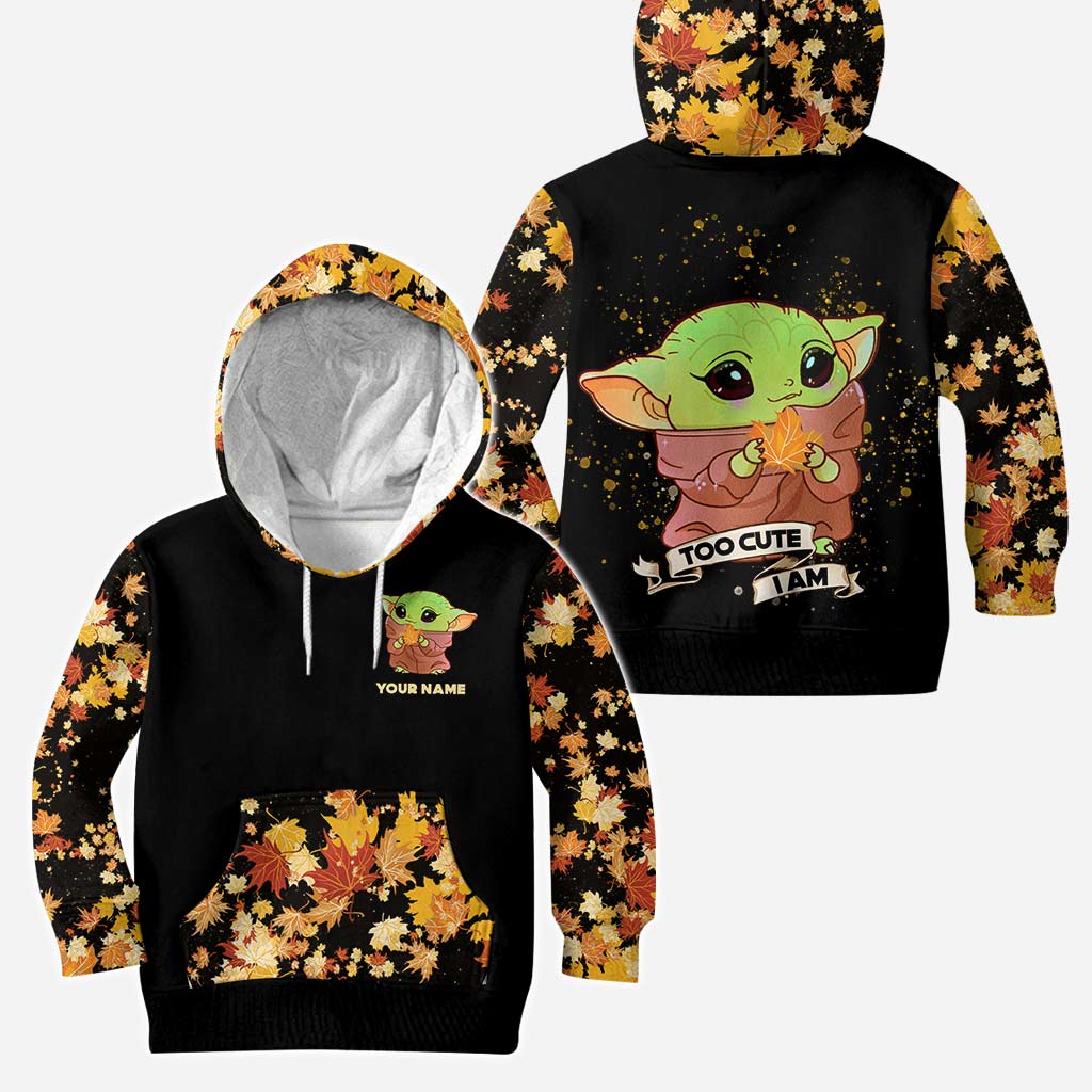Personalized The Force Hoodie & Leggings Set for Kids | Custom Name Fall Gift