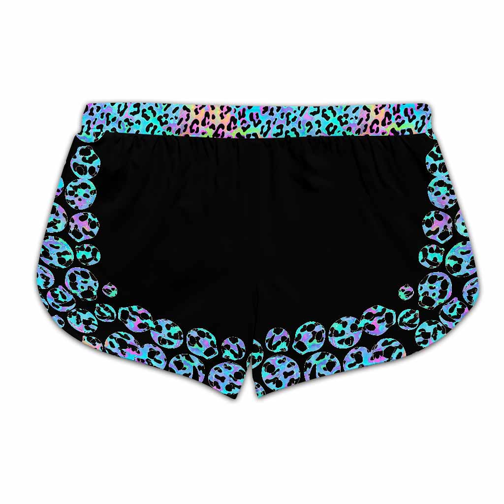 Personalized Leopard Print Cross Tank Top & Shorts Set for Summer