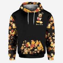 Load image into Gallery viewer, Personalized Hoodie and Leggings Set with Mouse Design, Fall Colors

