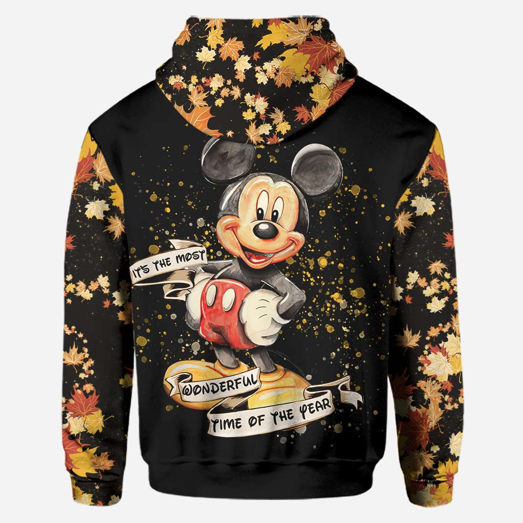 Personalized Hoodie and Leggings Set with Mouse Design, Fall Colors