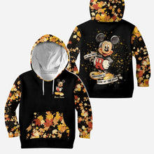 Load image into Gallery viewer, Personalized Hoodie and Leggings Set with Mouse Design, Fall Colors
