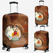 Load image into Gallery viewer, Personalized Mouse Luggage Cover Custom Name Travel Gift
