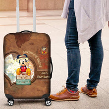 Load image into Gallery viewer, Personalized Mouse Luggage Cover Custom Name Travel Gift
