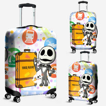 Load image into Gallery viewer, Personalized Nightmare Luggage Cover Custom Name Travel Gift
