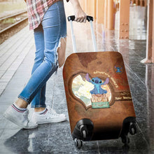 Load image into Gallery viewer, Personalized Ohana Luggage Cover with Adventure Design for Travelers
