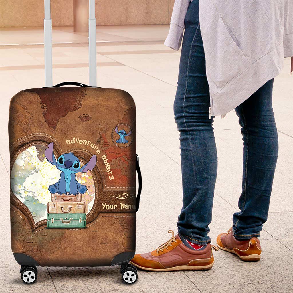 Personalized Ohana Luggage Cover with Adventure Design for Travelers