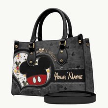 Load image into Gallery viewer, Personalized Leather Handbag &amp; Luggage Cover Set for Travelers
