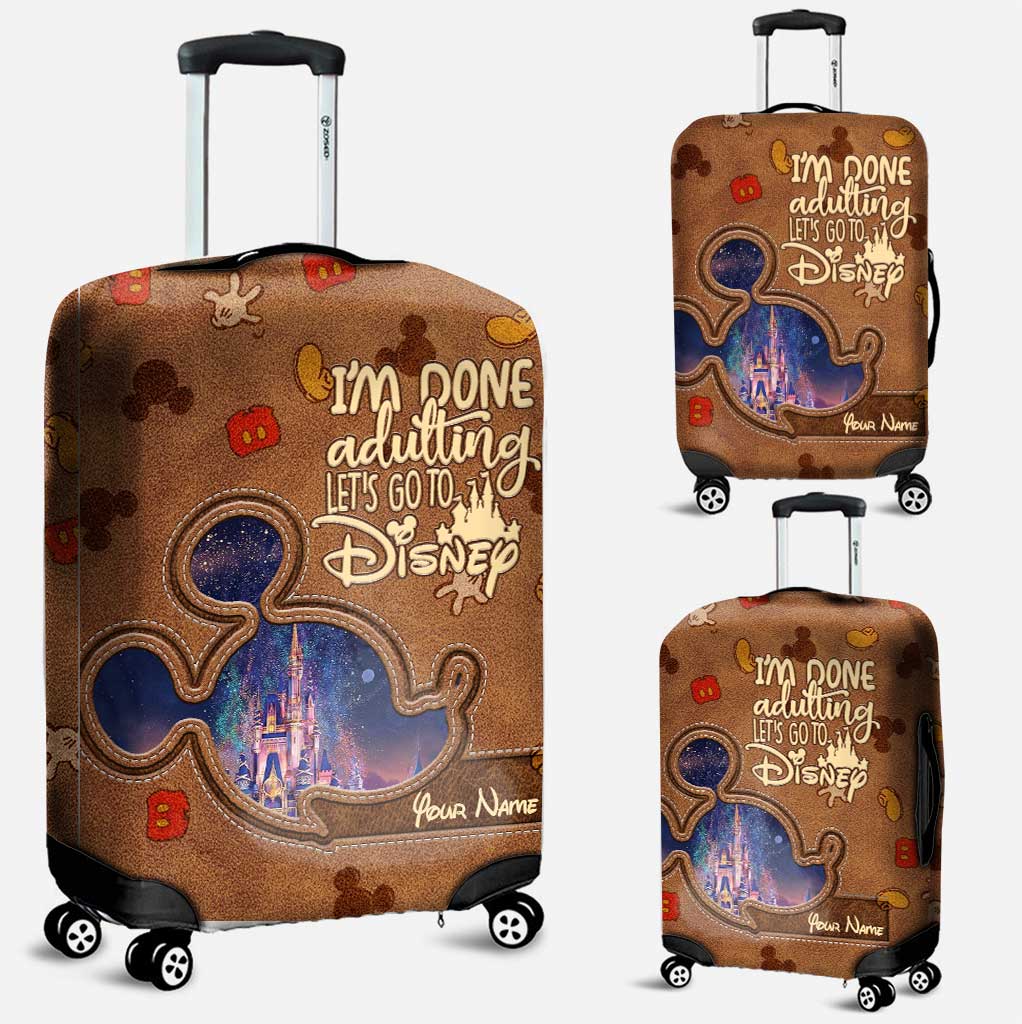 Personalized Leather Handbag & Luggage Cover Magic Ears Gift for Her