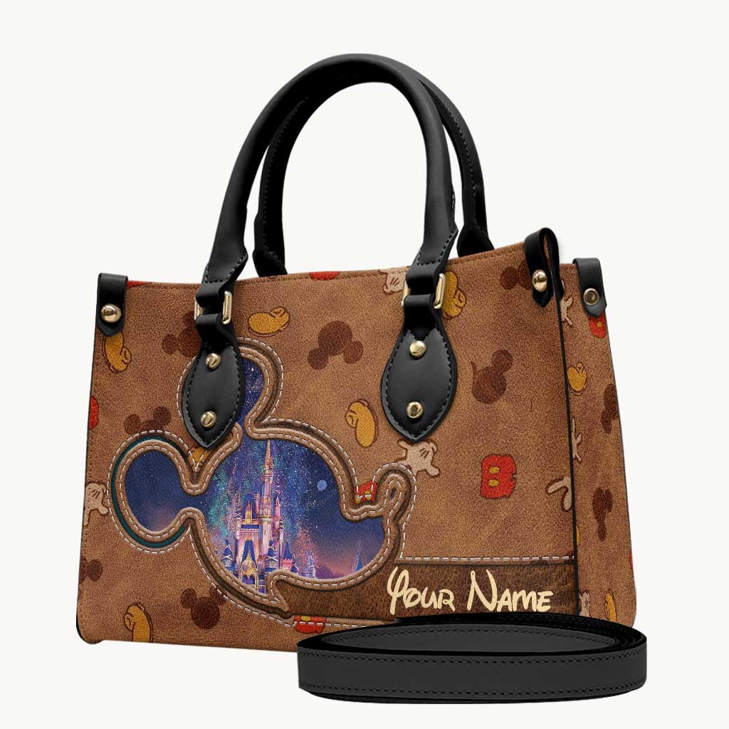 Personalized Leather Handbag & Luggage Cover Magic Ears Gift for Her