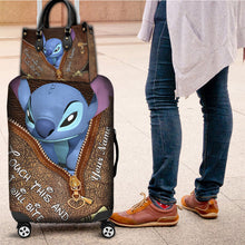 Load image into Gallery viewer, Personalized Leather Handbag &amp; Luggage Cover Cute Gift for Her
