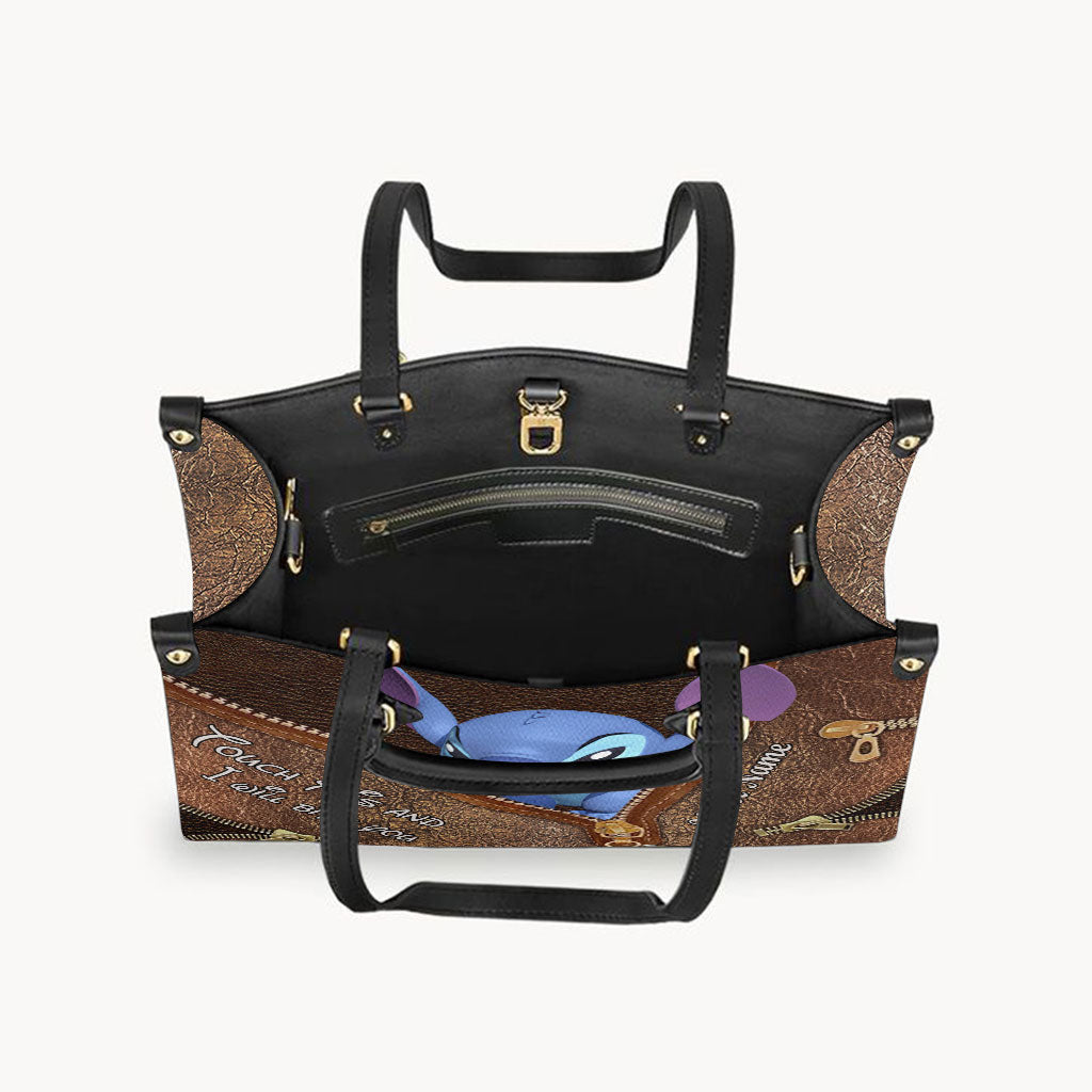 Personalized Leather Handbag & Luggage Cover Cute Gift for Her