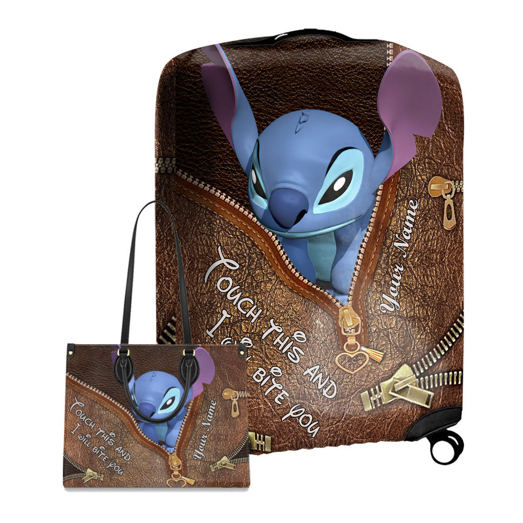 Personalized Leather Handbag & Luggage Cover Cute Gift for Her