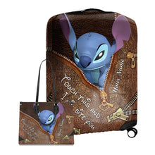 Load image into Gallery viewer, Personalized Leather Handbag &amp; Luggage Cover Cute Gift for Her
