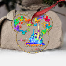 Load image into Gallery viewer, Personalized Christmas Mouse Ornament for Grandma Gift
