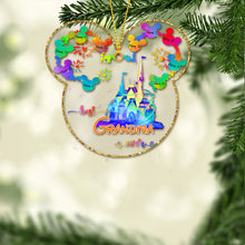 Load image into Gallery viewer, Personalized Christmas Mouse Ornament for Grandma Gift
