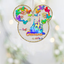 Load image into Gallery viewer, Personalized Christmas Mouse Ornament for Grandma Gift
