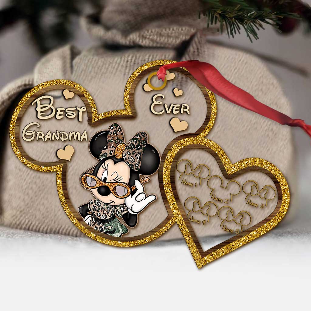 Personalized Christmas Ornament for Grandma - Custom Name Acrylic Gift
